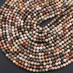 Natural Mushroom Jasper Rhyolite Round Beads 4mm 6mm 8mm 10mm 12mm 16" Strand