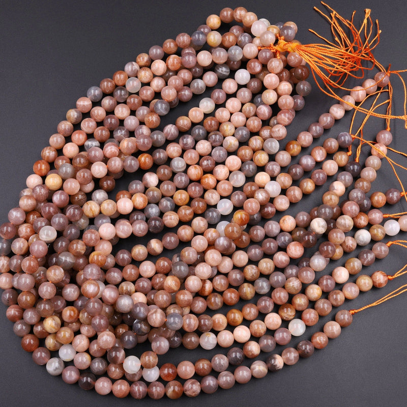 Smooth Round, Hematite Beads, Choose Size (16 Strand)