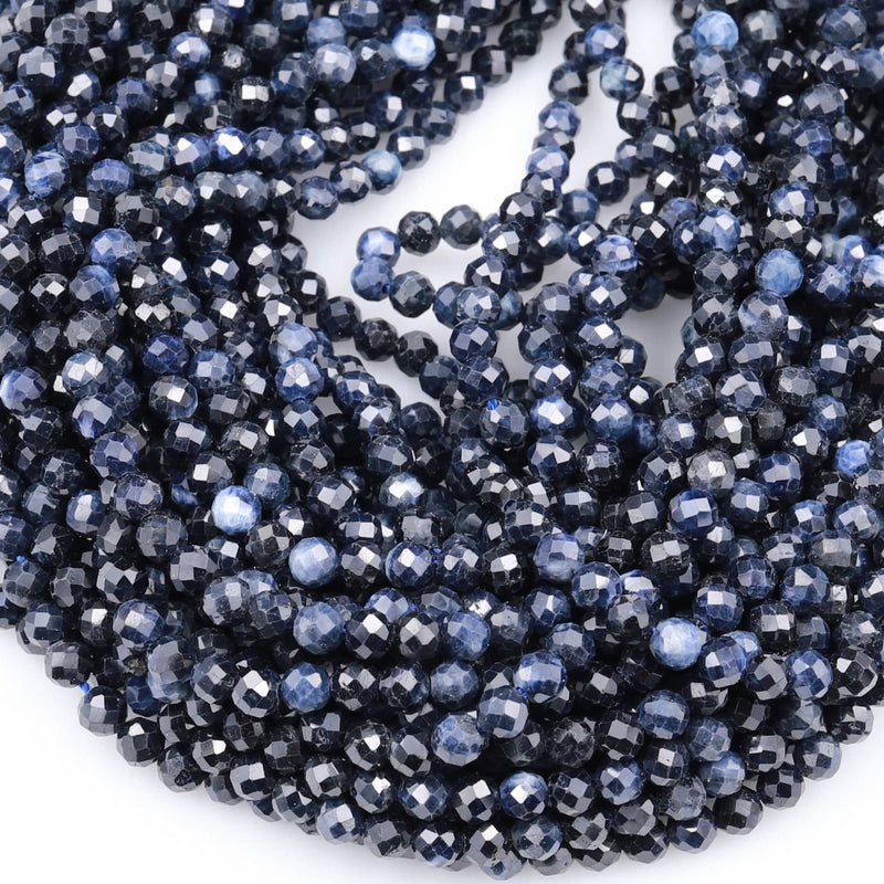 Light Sapphire Round Glass Beads, 4mm by Bead Landing™