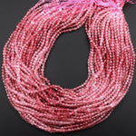 Natural Pink Red Strawberry Quartz Faceted 4mm Cube Square Dice Beads Gemstone 15.5&quot; Strand