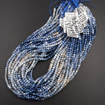 Natural Kyanite 4mm Round Beads Rare Multicolor Real Genuine Kyanite 15.5&quot; Strand