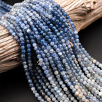 Natural Kyanite 4mm Round Beads Rare Multicolor Real Genuine Kyanite 15.5&quot; Strand