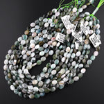 Faceted Natural Burma Green Jade 8x10mm 8x12mm 10x14mm Oval Beads Real Genuine Gemstone 15.5" Strand