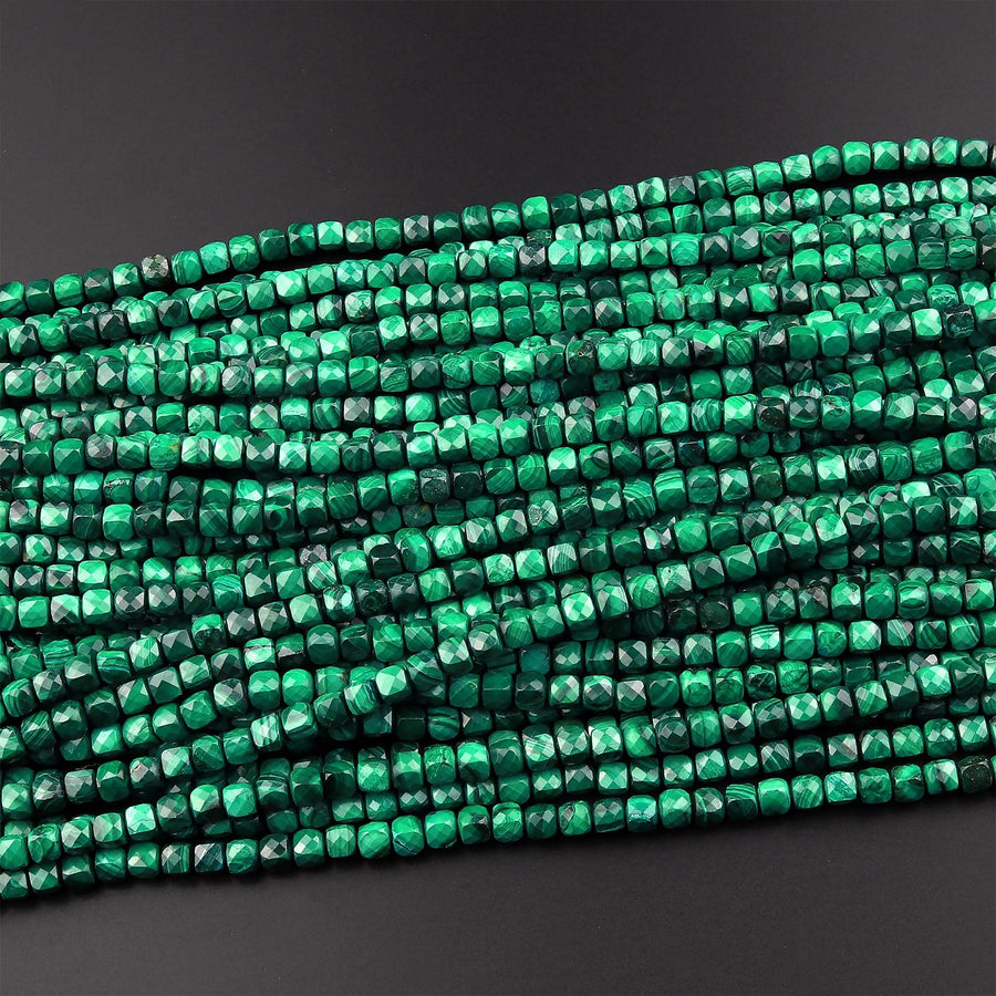 Natural Green Amethyst Gemstone Beads - 2.5mm Round Faceted - 13" Strand EB-219