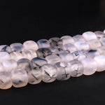 Matte Finish Dragon Vein Agate Beads 6mm 8mm Square Dice Cube Cracked Fire Agate 15.5" Strand