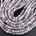 Matte Finish Dragon Vein Agate Beads 6mm 8mm 10mm Round Cracked Fire Agate 15.5" Strand