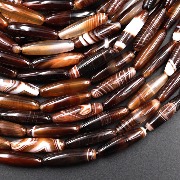 Tibetan DZI Agate Beads, Brown-blue, Round Faceted, Dyed/Heated, 6mm 8mm  10mm, Length 15”