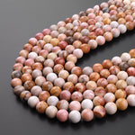 Rare Natural Hidden Valley Jasper (Idaho) 6mm 8mm 10mm Round Beads 15.5" Strand