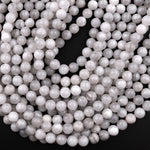Natural White Crazy Lace Agate Beads 4mm 6mm 8mm 10mm Round Beads 15.5" Strand