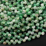 Natural African Green Chalcedony Faceted 6mm Rounded Teardrop Briolette Beads Good For Earrings 15.5" Strand