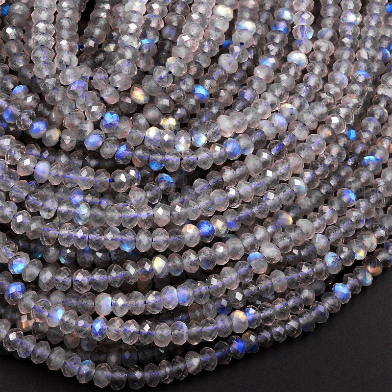 Mix Semi Faceted Rondelle Beads, 6 mm, Mix Semi Jewelry Making Beads, –  National Facets