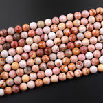 Rare Natural Hidden Valley Jasper (Idaho) 6mm 8mm 10mm Round Beads 15.5" Strand