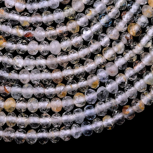 Blue Topaz Round Shape 3-4mm Beads 13 Full Strand Beads – GemMartUSA