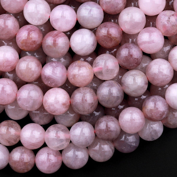 Rare Mauve Pink Madagascar Natural Rose Quartz 6mm 8mm 10mm Round Beads 15.5" Strand