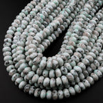 Natural Kiwi Jasper 10mm Rondelle Beads 15.5" Strand