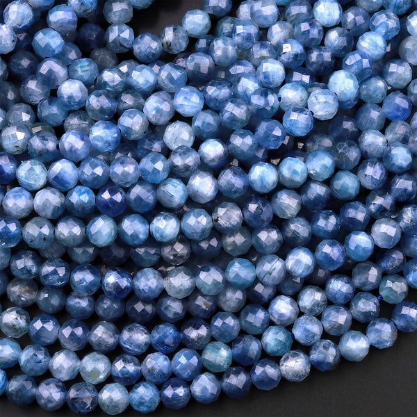 Fashewelry 189pcs Faceted Natural Dyed Kyanite Gem Beads 6mm Flat Round  Crystal Healing Energy Chakra Beads for DIY Jewelry Bracelet Necklace  Earring