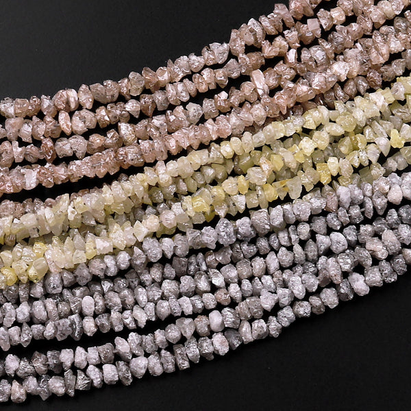 Natural Multi Color Diamond Raw outlet Side Drill Beads-AAA Quality-Raw Diamond Beads-Uncut Diamond-Multi Diamond Beads-Diamond- Enlarge photo