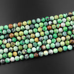 Natural Nevada Apple Variscite 6mm 8mm 10mm Round Beads Real Genuine Gemstone 15.5" Strand