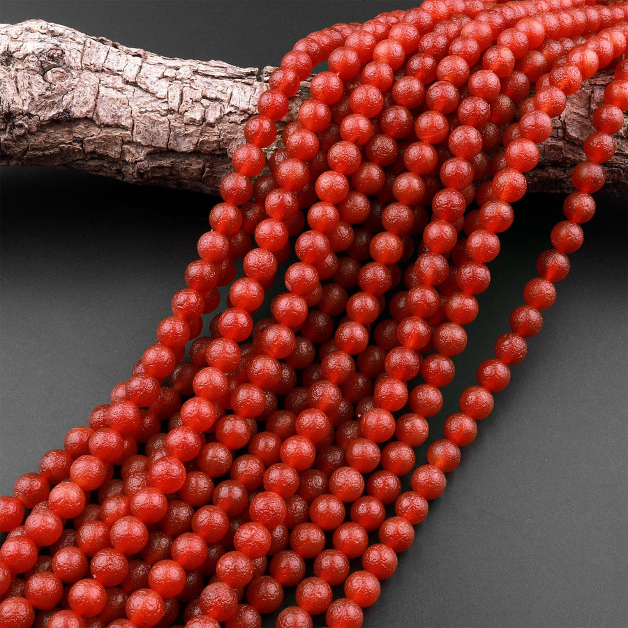 AAA Red Gobi Agate 8mm 10mm Round Beads 15.5" Strand
