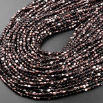 AAA Natural Dark Champagne Mother of Pearl Shell Small Barrel Beads 15.5" Strand