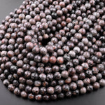 Natural Yooperlite UV Reactive Glowing Round Beads 6mm 8mm 10mm 12mm 15.5" Strand