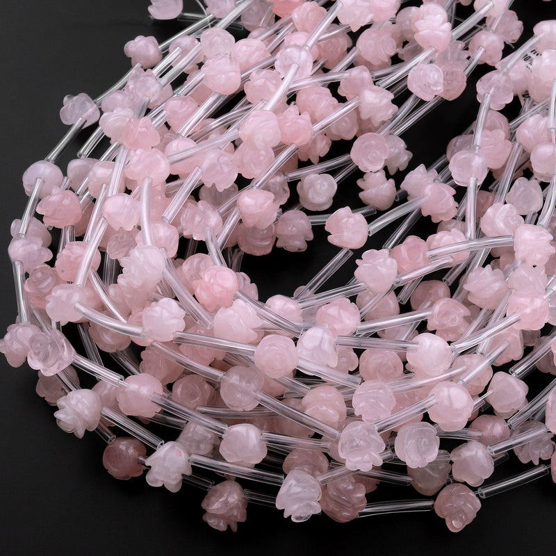 Rose Quartz Beads 10mm Faceted  Beads Natural Stone Rose Quart - 8mm 10mm  12mm Round - Aliexpress
