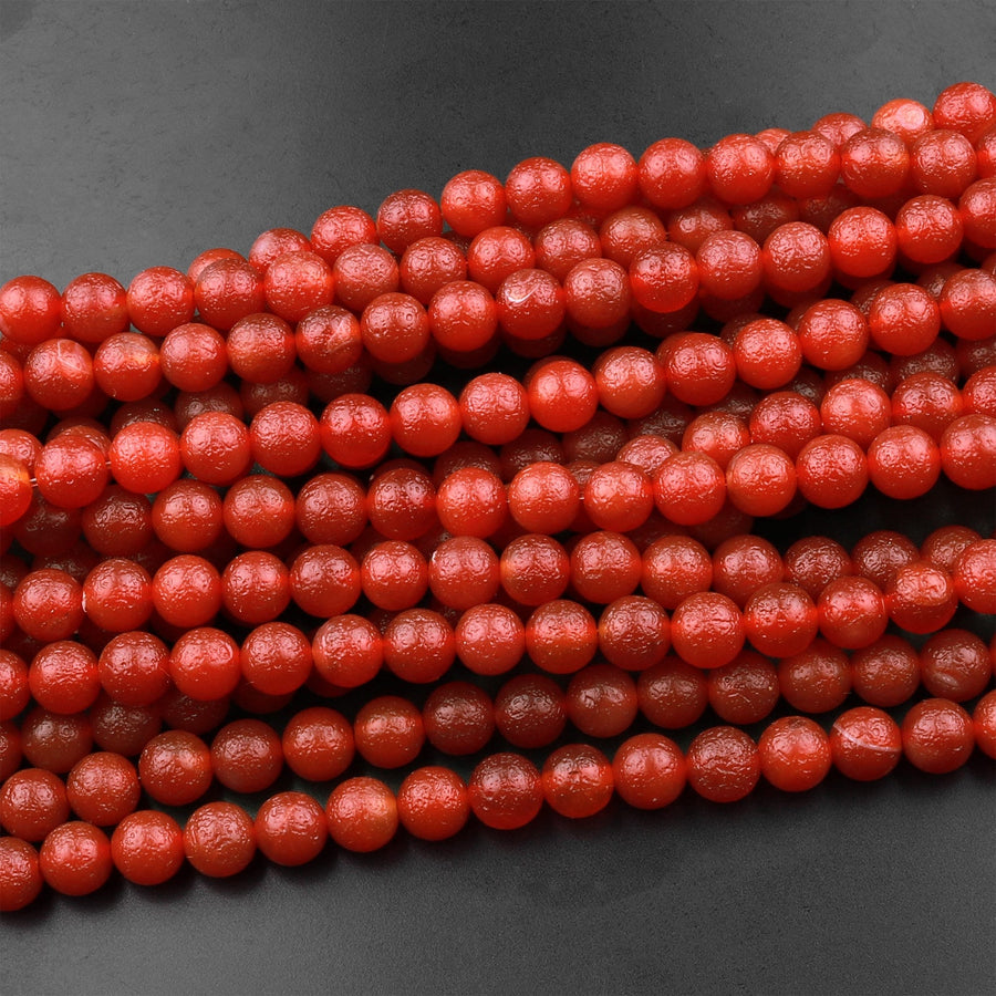 AAA Red Gobi Agate 8mm 10mm Round Beads 15.5" Strand