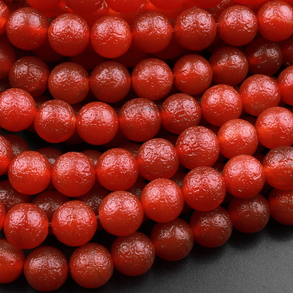 AAA Red Gobi Agate 8mm 10mm Round Beads 15.5" Strand