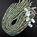 Green Sea Sediment Jasper Smooth Round Beads 6mm 8mm 10mm Aka Impression Imperial Jasper Snake Skin Jasper 15.5" Strand