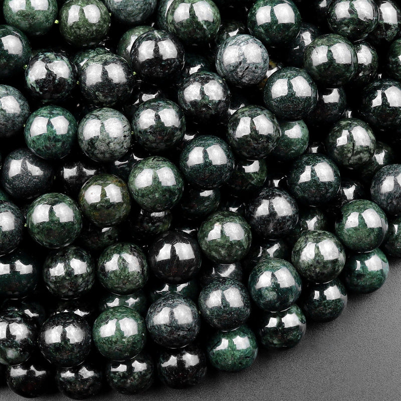 Highly Polished Burma Jade Round Beads-10mm