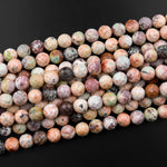 Faceted Natural Peruvian Turquoise 4mm 6mm 8mm 10mm Round Beads 15.5" Strand