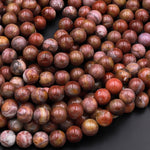 Natural Grand Canyon Jasper 8mm Round Beads 15.5" Strand