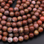 Natural Grand Canyon Jasper 8mm Round Beads 15.5" Strand