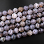 Large Faceted Natural Druzy Agate 12mm 14mm 16mm 18mm Round Beads With Sparkling Quartz Crystal Vaults 15.5" Strand