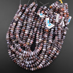 Natural Botswana Agate Faceted Rondelle Beads 10mm 15.5" Strand