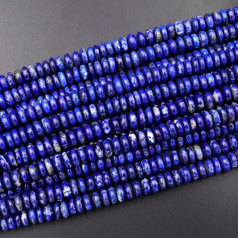 Lapis Lazuli Beads - 8mm Round AA Grade  (Smooth & High Polished for  Jewelry Making)