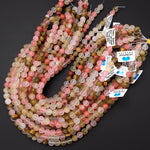 Matte Cherry Quartz 4mm 6mm 8mm 10mm Smooth Round Beads 15.5" Strand