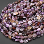 Natural Super 7 Freeform Oval Pebble Nugget Beads Gemstone 15.5" Strand