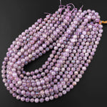 Mystic Violet Amethyst Faceted 6mm 8mm Round Beads Plated Silverite AB Coated Natural Gemstone 15.5" Strand