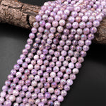 Mystic Violet Amethyst Faceted 6mm 8mm Round Beads Plated Silverite AB Coated Natural Gemstone 15.5" Strand