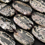 Natural Green Ocean Jasper Pendant Freeform Oval Shape Gemstone