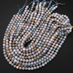 Natural Moss Chalcedony Smooth Round Beads 6mm 8mm 10mm Gemstone 15.5" Strand
