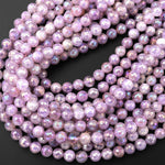 Mystic Violet Amethyst Faceted 6mm 8mm Round Beads Plated Silverite AB Coated Natural Gemstone 15.5" Strand
