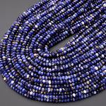 Faceted Natural Orange Sodalite 4mm 6mm Rondelle Beads Multicolor Shaded Gemstone 15.5" Strand