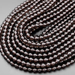 Natural Ice Obsidian 6mm 8mm 10mm Round Beads 15.5" Strand