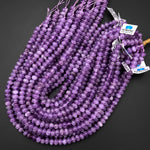 Natural Lilac Purple Amethyst 10mm Rondelle Beads High Quality Gemstone 15.5" Strand
