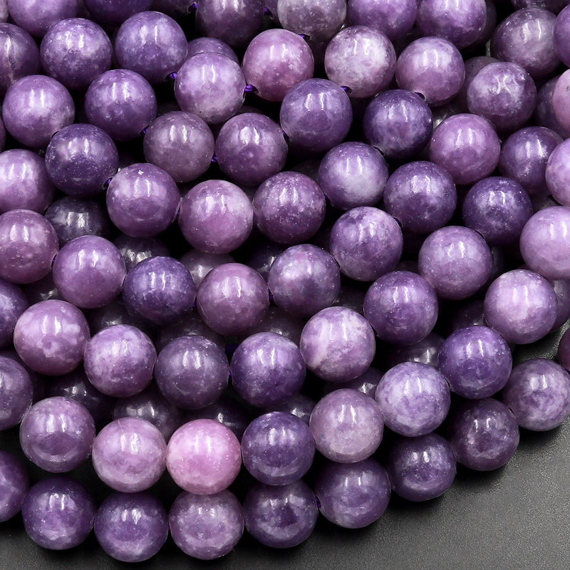 Round Beads Shades of Purple
