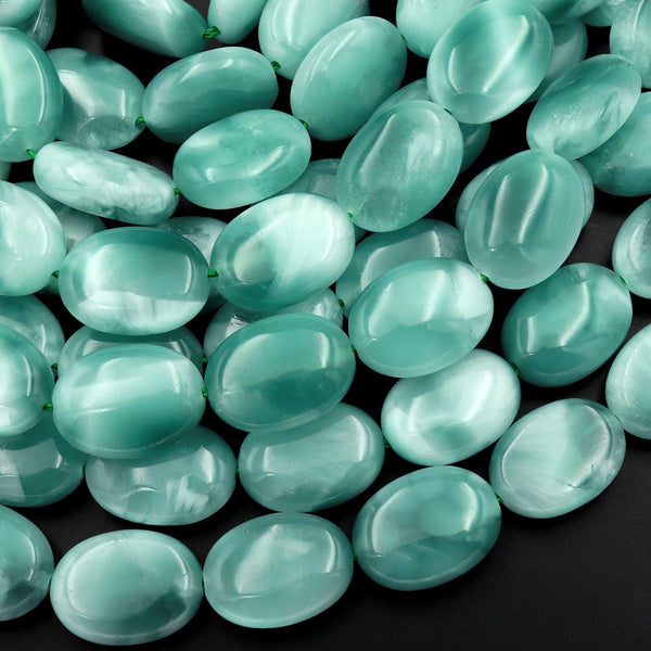 AA Natural Blue Larimar 6mm 7mm 8mm 9mm 10mm 12mm Smooth Rondelle Bead –  Intrinsic Trading