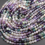 AAA Grade Gemmy Natural Fluorite Faceted 6mm Round Beads Micro Laser Cut Purple Green Gemstone Bead 15.5" Strand