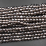 AAA Natural Gray Agate 6mm 8mm 10mm Round Beads 15.5" Strand